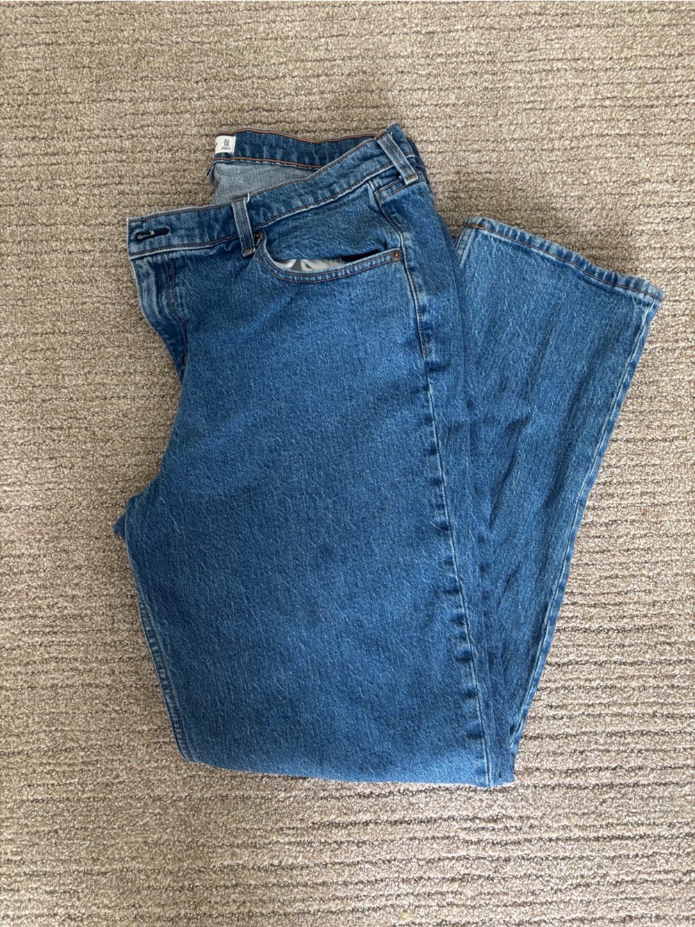 Abercrombie & Fitch Curve Love 90s Straight Mid Rise Jean Size 33/16 Long